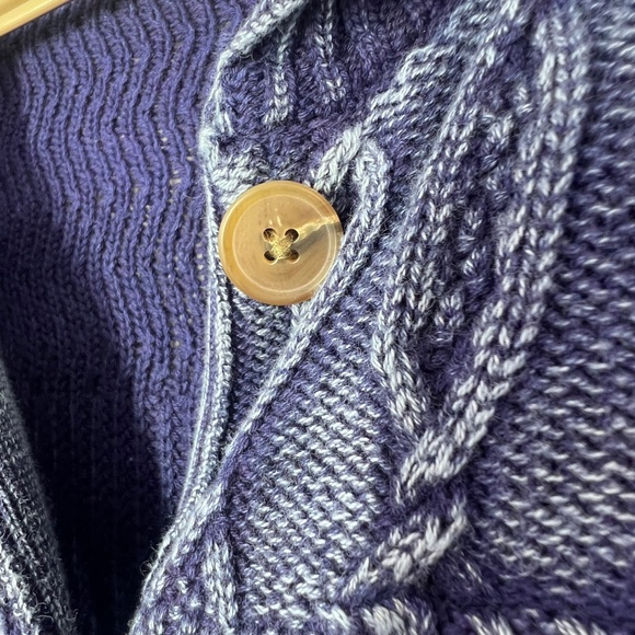 |•TRIBAL JEANS•| Button Down Cable Knit Sweater Size Small - Picture 2 of 6